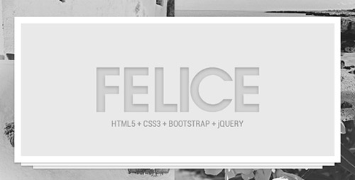 ThemeForest - Felice - OnePage - Multipage - Bootstrap Template - RIP