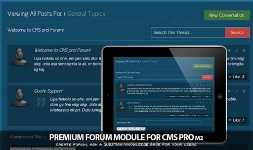 CodeCanyon - Simple Forum Module for CMS pro! v1.05