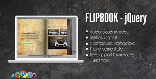 CodeCanyon - FlipBook - jQuery powered - /w Media Gallery