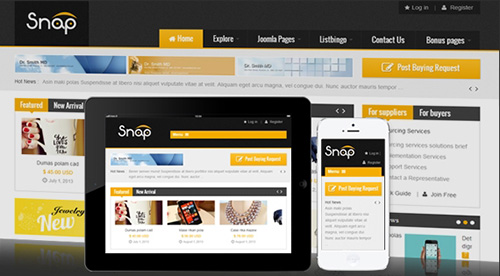 SmartAddons - SJ Snap - Responsive Joomla 2.5 Template