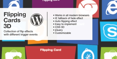CodeCanyon - Flipping Cards 3D v1.8 - Wordpress