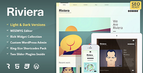 ThemeForest - Riviera v1.0.4 - Portfolio WordPress Theme