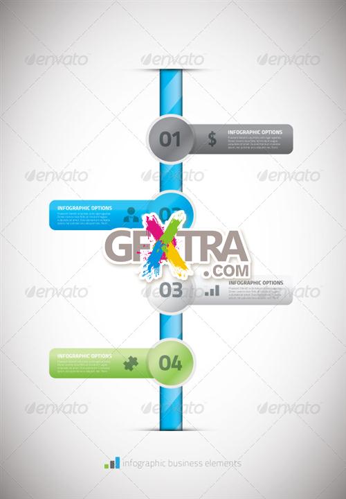 GraphicRiver - Infographic business timeline template vector illu