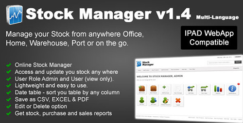 CodeCanyon - Simple Stock Manager v1.4