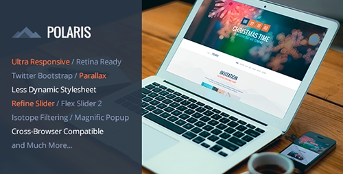ThemeForest - POLARIS - Responsive One Page HTML5 Template - RIP
