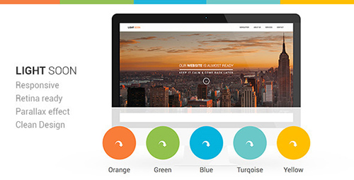ThemeForest - Light Soon Responsive Coming Soon Template - RIP