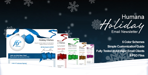 ThemeForest - Humana - Holiday Greetings/Email Newsletter - FULL