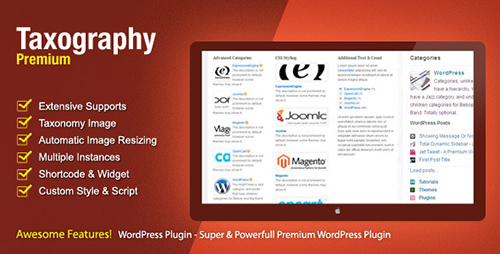 CodeCanyon - Taxography Premium Graphical Taxonomies v2.0.2