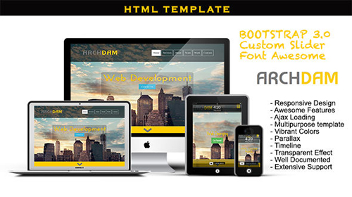 Mojo-Themes - Archdam Multipurpose One Page Business Template - RIP