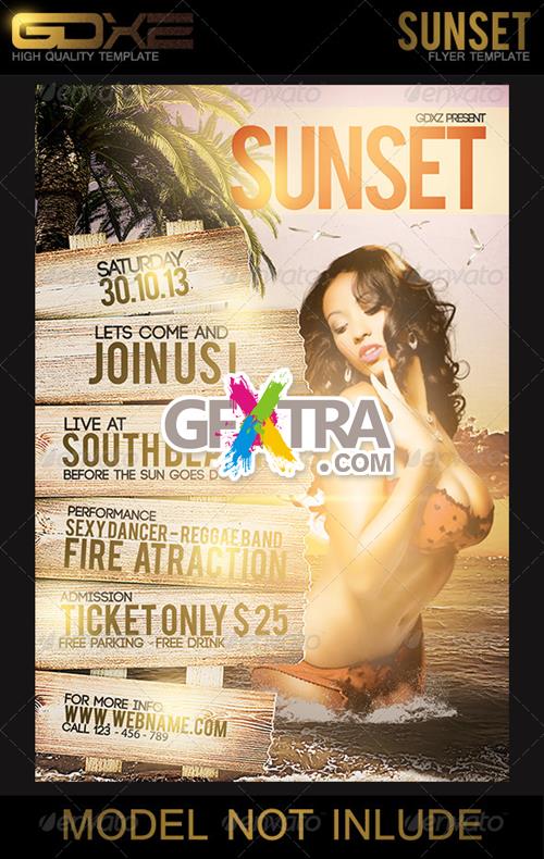 GraphicRiver - Sunset Flyer Template