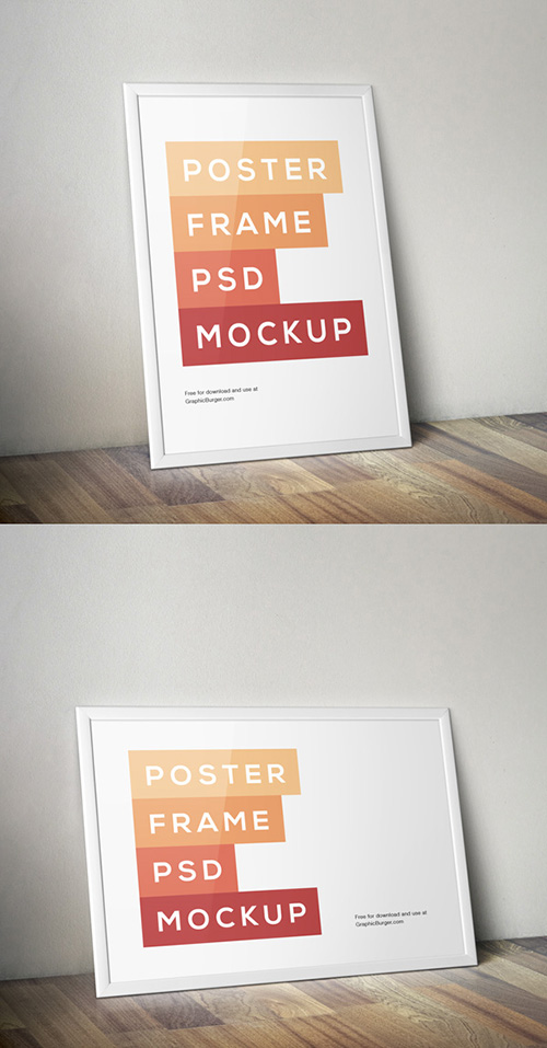 PSD Source - Poster Frame PSD MockUp