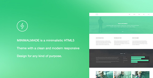 ThemeForest - MINIMALMADE - Responsive HTML5 Landing Page - RIP