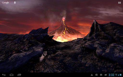 Volcano 3D Live Wallpaper v1.0 (Android Live Wallpaper)