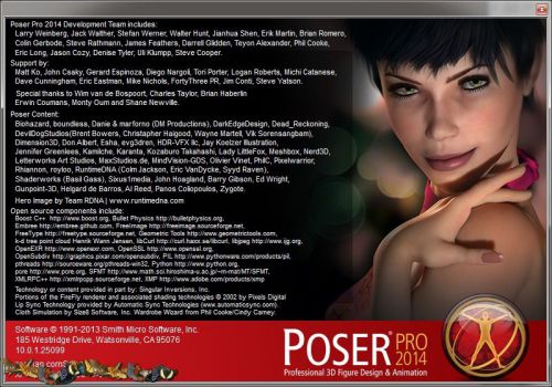 Poser Pro 2014 Build 10.0.1.25099 (x32/x64) + Content