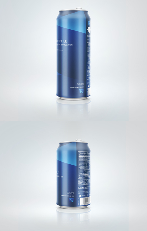 PSD Sources - Soda Can MockUp
