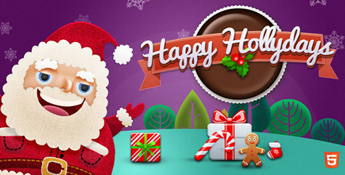 ThemeForest - Happy Hollydays Intro Page - RIP