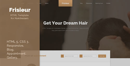 ThemeForest - Frisieur - HTML5 Template for Hairdressers - RIP