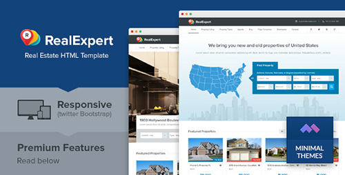 ThemeForest - Real Expert - Responsive Real Estate HTML Template - RIP