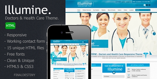 ThemeForest - Illumine - Doctors & Health Care HTML template - FULL