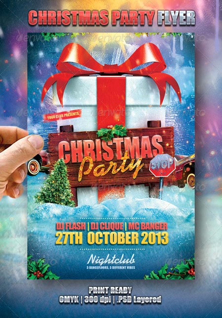 GraphicRiver Christmas Party Flyer 6309345