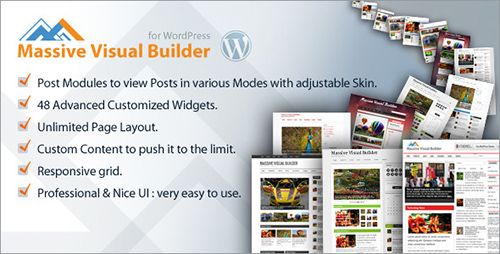CodeCanyon - Massive Visual Builder v1.1.1 - WordPress Page Builder