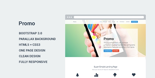ThemeForest - Promo - Landing Page Template - RIP