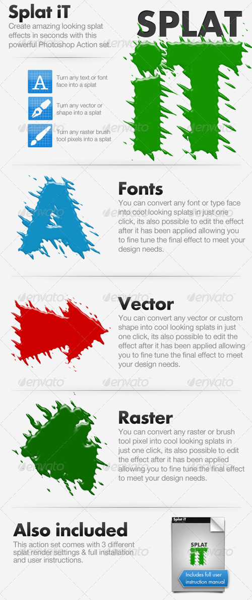GraphicRiver - Splat iT - Give Your Work The Splat Effect!