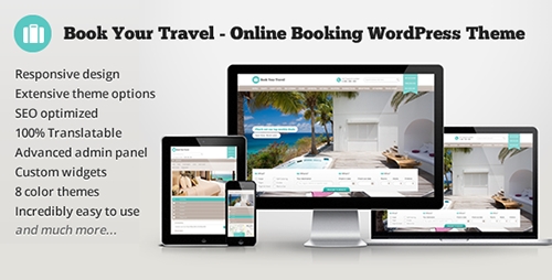 ThemeForest - Book Your Travel v3.5 - Online Booking WordPress Theme