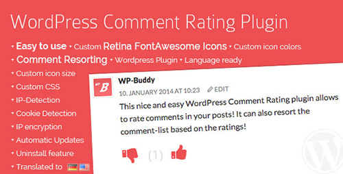 CodeCanyon - WordPress Comment Rating Plugin v1.0.2