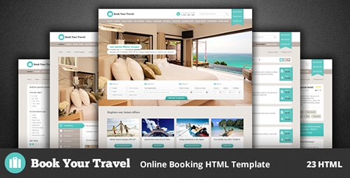 ThemeForest - Book Your Travel v2.3 - Online Booking HTML Template - FULL