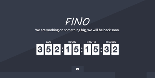 ThemeForest - Fino - Coming Soon Template - RIP