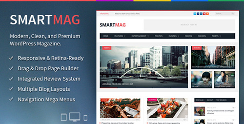 ThemeForest - SmartMag v1.5.1 - Responsive & Retina WordPress Magazine