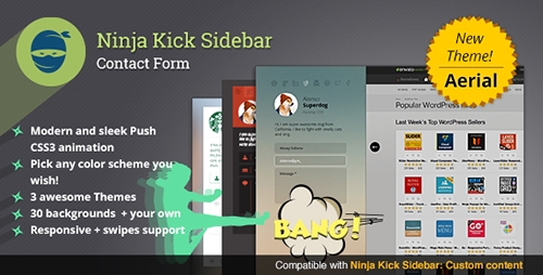 CodeCanyon - Ninja Kick Sidebar v1.6.5 - Contact Form