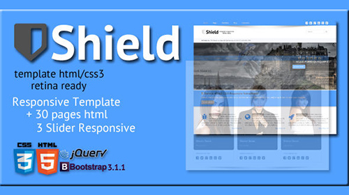 Mojo-Themes - Shield HTML5/CSS3 Responsive Template Retina Ready - RIP