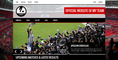 ThemeForest - SPORTY - Responsive HTML5 Template for Sport Clubs - RIP
