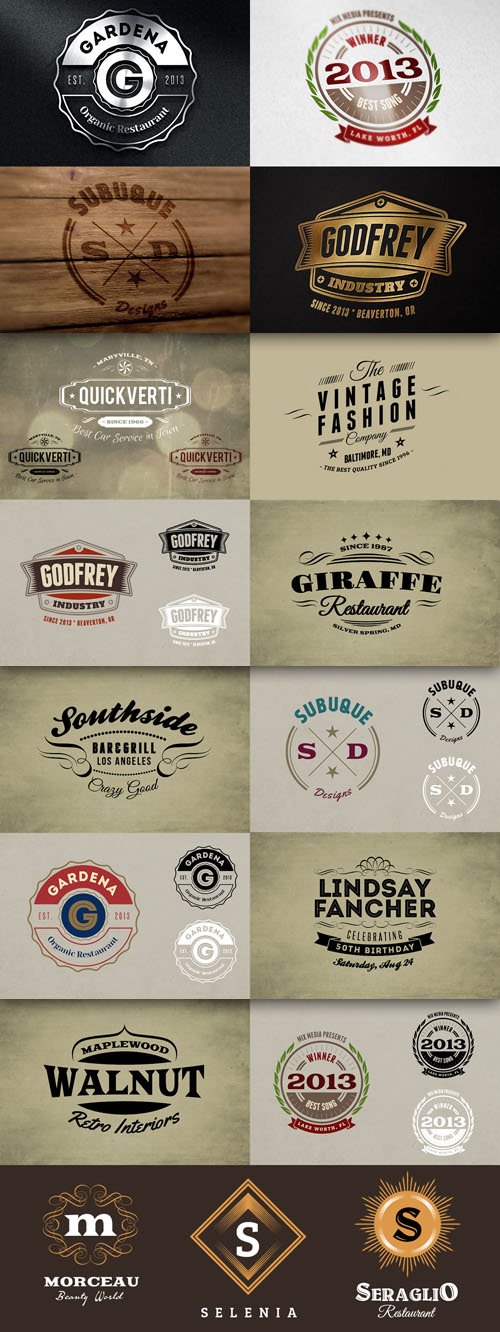 Branding Graphic Design Bundle - PSD Templates