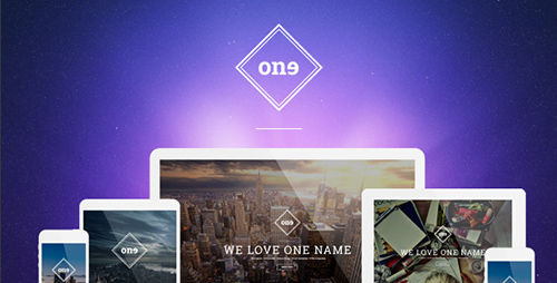 ThemeForest - One - One Page Retina HTML Template - RIP