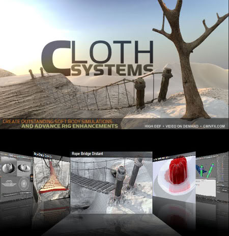 CMIVFX C4D Cloth Systems | 4.49 GB
