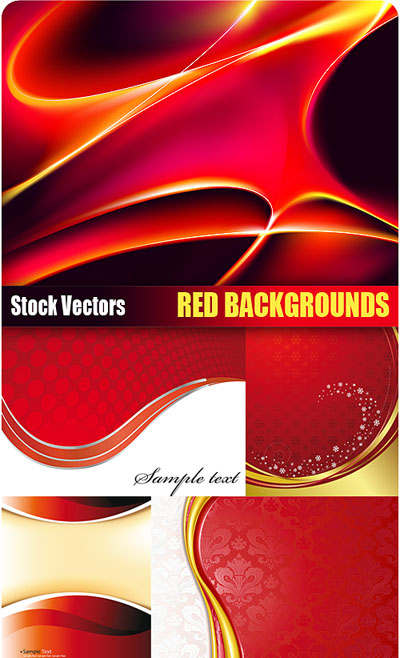 Stock Vectors - Red Backgrounds